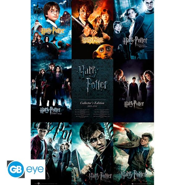 Poster Peliculas Collection Harry Potter 91,5 x 61 cms