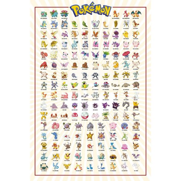 First 151 Poster Pokemon 91.5 x 61 cm