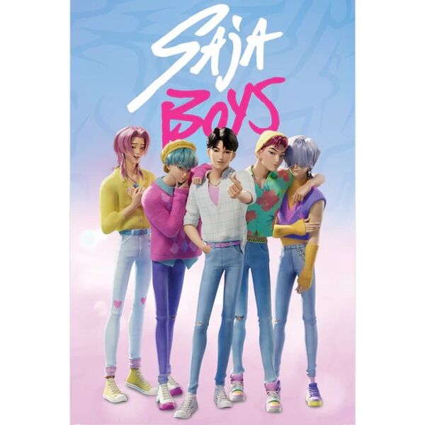 Saja Boys Idol K-pop Demon Hunters Poster 91,5 x 61 cms