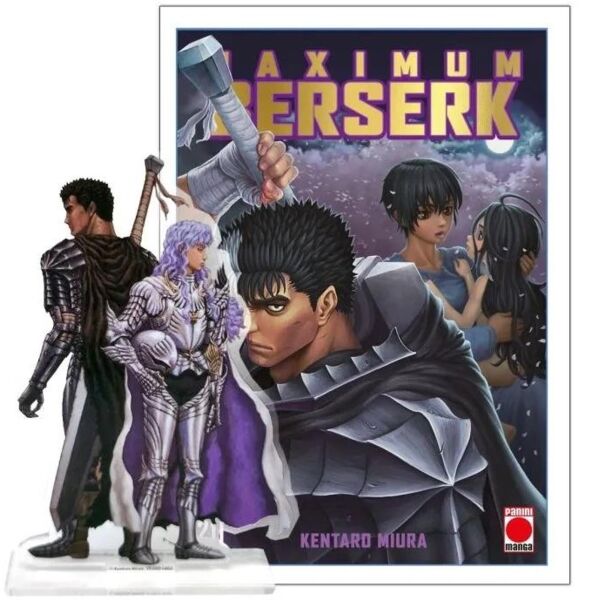 Berserk Maximum #21 Edición Especial (Logo Dorado + Figura Acrílica) Spanish Manga