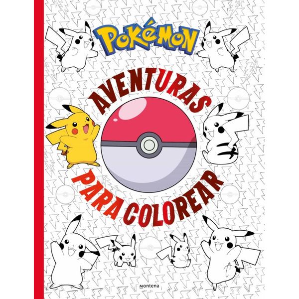 Pokemon Aventuras Para Colorear Libro Oficial Montena Editorial