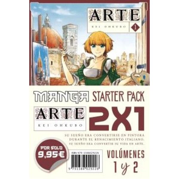 Arte Volumen 1 to 2 Spanish Pack Manga