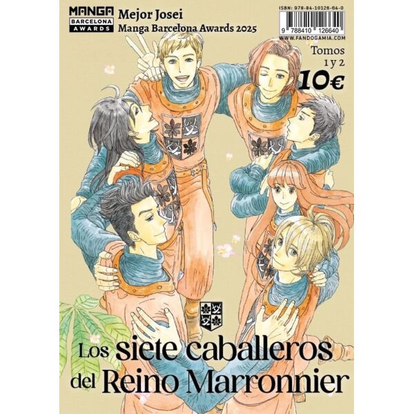 Los siete caballeros del Reino Marronnier Volumen 1 to 2 Spanish Pack Manga
