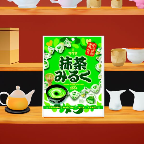 Miruku Matcha tea candies 100 gr