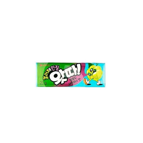 Chicle Watta Sabor Uva Verde Lotte 23 g