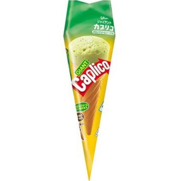 Cono Giant Caplico Sabor Chocolate y Crema de Melón Glico 36 g