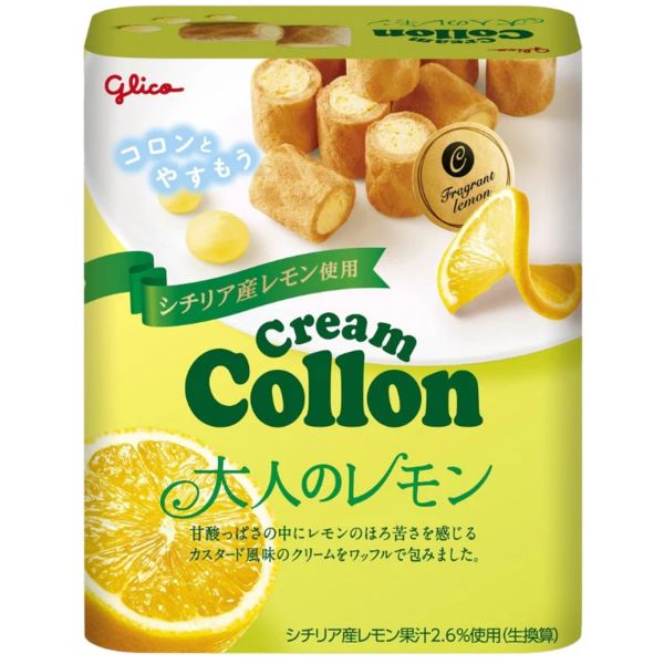 Cream & Lemon Biscuits Collon Glico 69 g