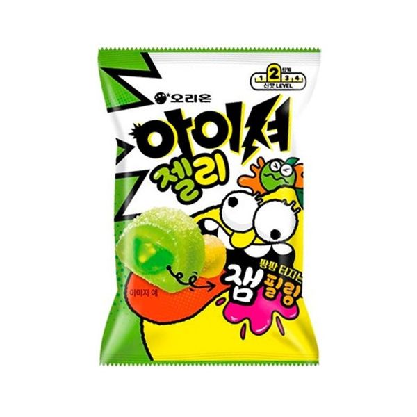 Green Apple & Lemon Sour Sweets Orion 72 g
