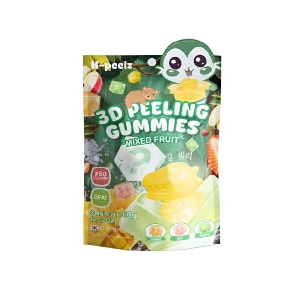 3D Peelable Fruit Jelly Sweets K-peelz 60 g