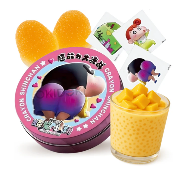Lata Caramelos sabor Mango Shin Chan BoOZi 68gr