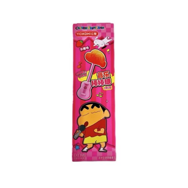 Strawberry flavour Musical Lollipop Shin Chan 15 gr
