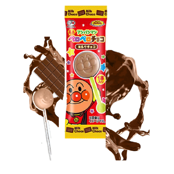 Piruleta Peropero Anpanman Sabor Chocolate Fujiya 5 g