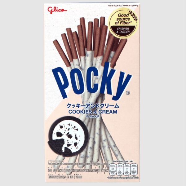 Cookies & Cream Pocky Sticks Glico 40 g