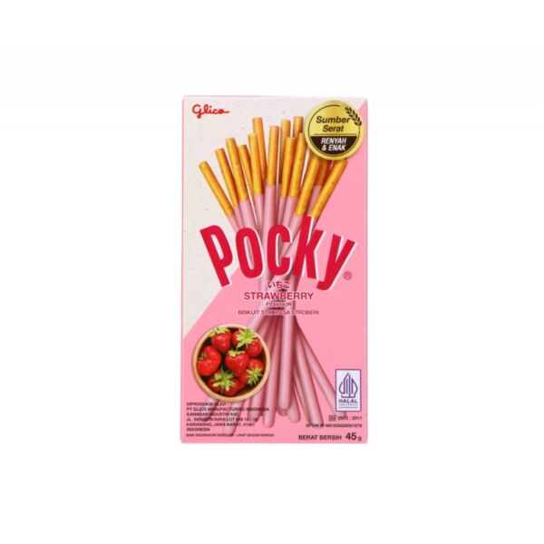 Pocky Palitos Sabor Fresa Glico 45 g
