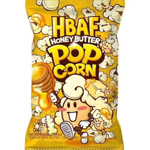 Honey & Butter Popcorn Snack HBAF 80 g