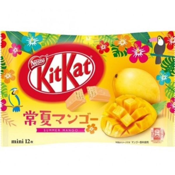 Bag of Kit Kat Mini Mango flavor Bag of Kit Kat Mini Mango flavor