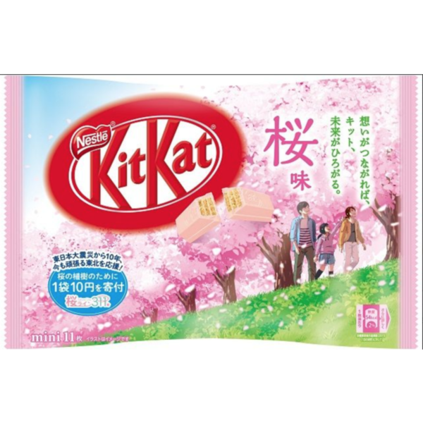 Bolsa de Kit Kat Mini sabor Sakura Bolsa de Kit Kat Mini sabor Sakura