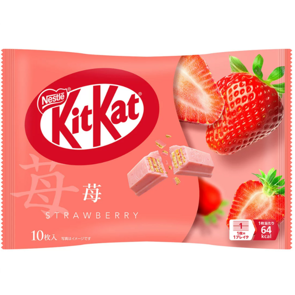 Bolsa de Kit Kat Sabor Fresa Nestlé 113 g