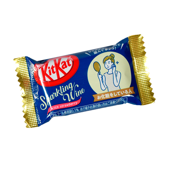 Kit Kat Mini Vino Espumoso y Fresas (unidad) (Regalo JUMP no valido para reservas)