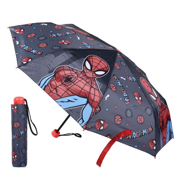 Paraguas Infantil Plegable Spiderman Marvel Comics