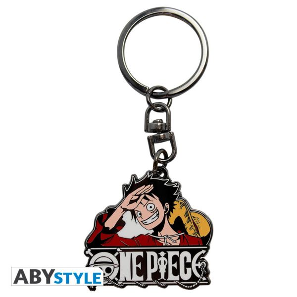 Llavero Metálico Monkey D. Luffy Nuevo Mundo One Piece