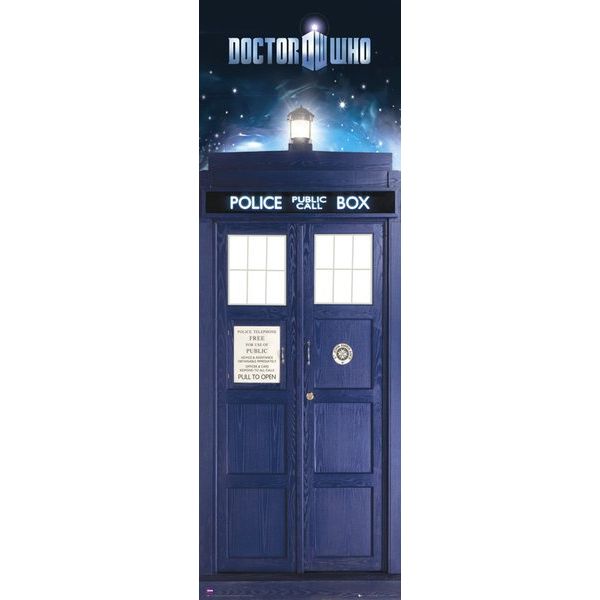 Tardis Doctor Who Door Poster 53 x 158 cms