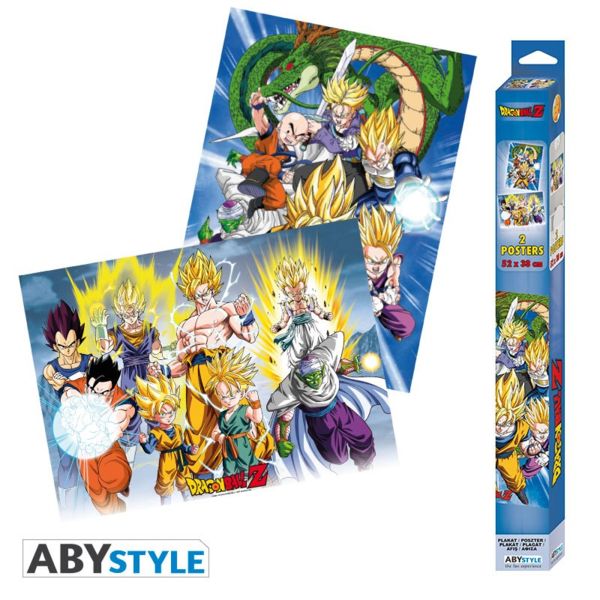 Group Dragon Ball Z Poster Set 52 x 35 cms