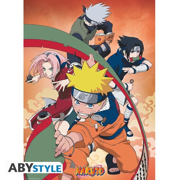 Poster Equipo 7 Naruto 52 x 38 cms