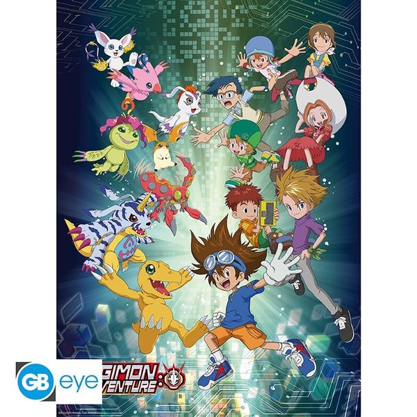DigiDestined Children Poster Digimon Adventure 52 x 38 cms