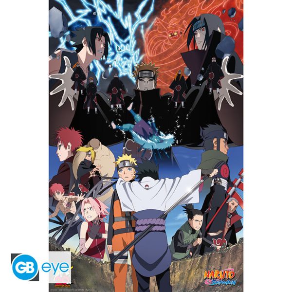 Póster Rivales Naruto Shippuden 91,5 x 61 cms