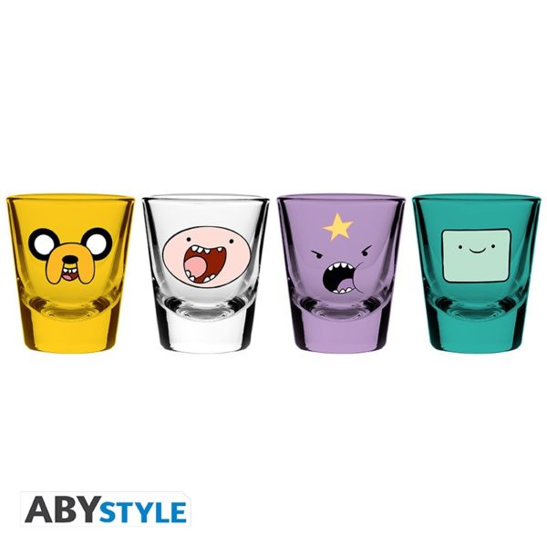 Shot Glasses 4 Finn & Jake Adventure Time 50 ml