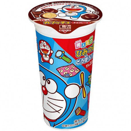 Lotte Capuccho Doraemon Chocolate Flavored Corn Cracker Lotte Capuccho Doraemon Chocolate Flavored Corn Cracker