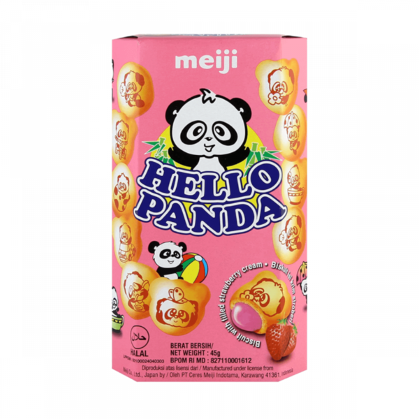 Galletas Hello Panda crema de Fresa Meiji Galletas Hello Panda crema de Fresa Meiji