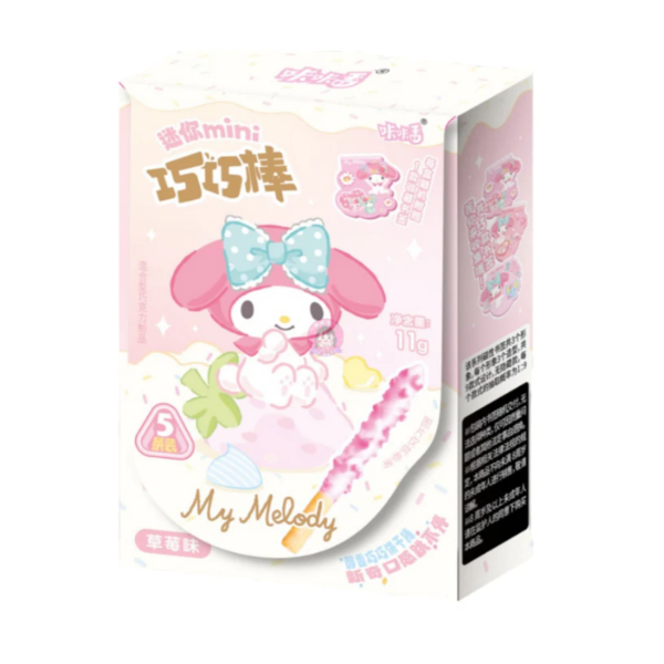 Mini Palitos sabor Chocolate y Fresa Sanrio 11 gr