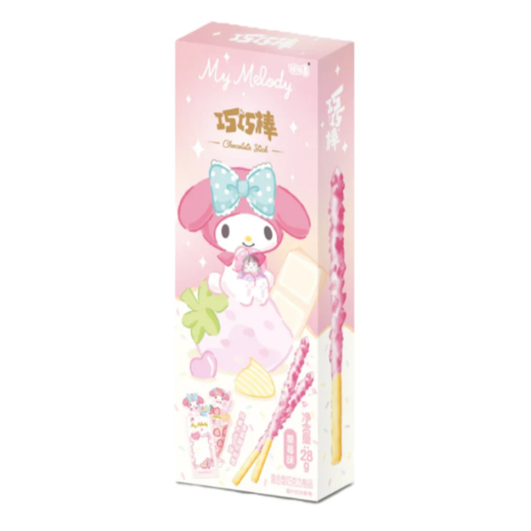 Chocolate and Strawberry Sticks Sanrio 28 gr