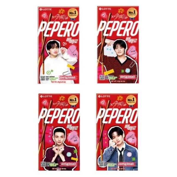 Pepero Palitos Sabor Original Stray Kids Edition Lotte 47 g