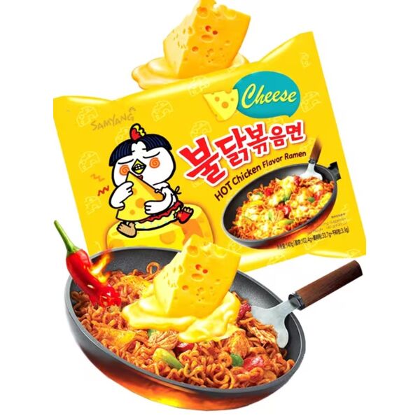 Cheese & Spicy Chicken Ramen Buldak Noodles Samyang 140 g