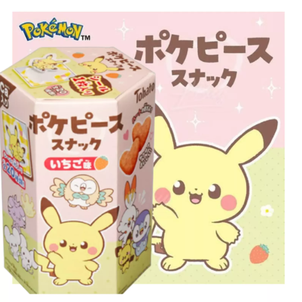 Snack Pokeface Pokémon sabor fresa 23gr