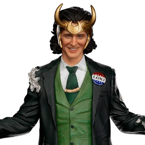 Estatua Loki President Variant Loki Marvel Comics Art Scale