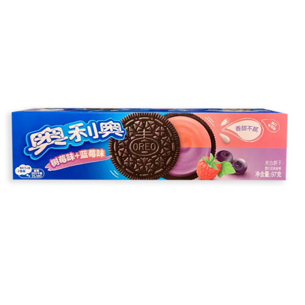 Raspberry & Blueberry Flavour Oreo Cookies 97gr