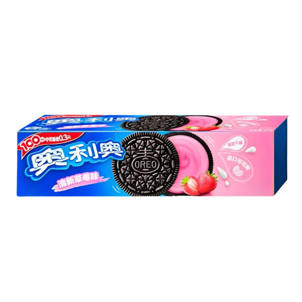 Strawberry Flavour Oreo Cookies 97gr