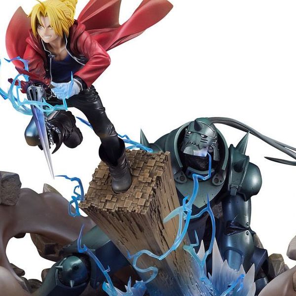 Estatua Edward & Alphonse Elric Fullmetal Alchemist Brotherhood GSC Estatua Edward & Alphonse Elric Fullmetal Alchemist Brotherhood GSC