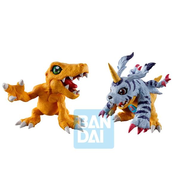 Figura Agumon y Gabumon Digimon Ultimate Evolution Ichibansho