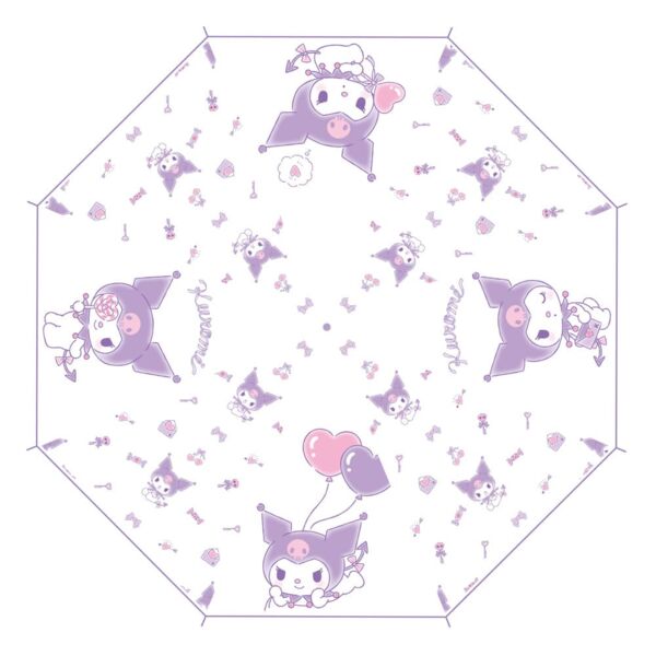 Paraguas Transparente Kuromi Kawaii Sanrio