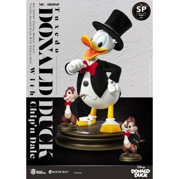 Disney 100th Estatua Master Craft Tuxedo Donald Duck (Chip'n und Dale) 40 cm