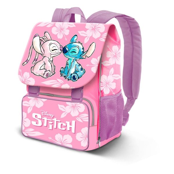 Mochila Rosa Stitch y Angel Lilo & Stitch Disney