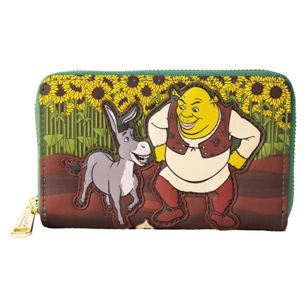 Sunflower Donkey & Shrek Cardholder Wallet Dreamworks Loungefly