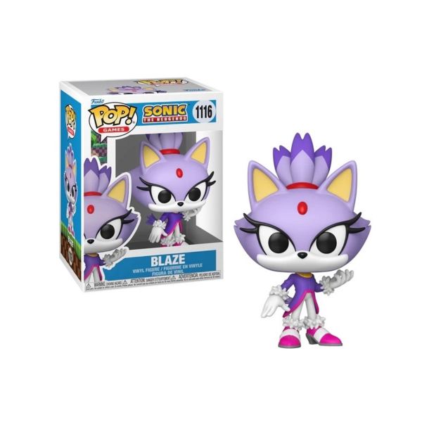 Blaze the Cat Sonic the Hedgehog Funko POP! Games 1116