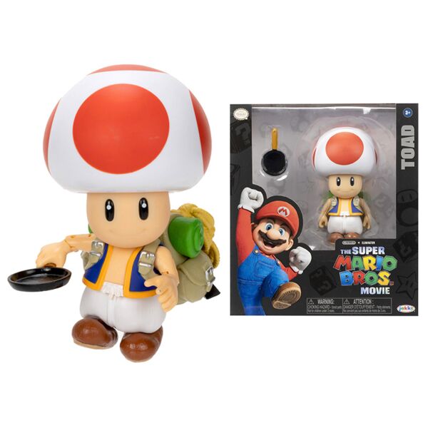 Figura Articulada Toad Super Mario Bros: La película Nintendo