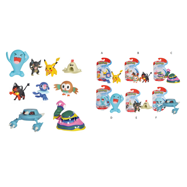 Pokémon Combat Figure Nintendo Bizak